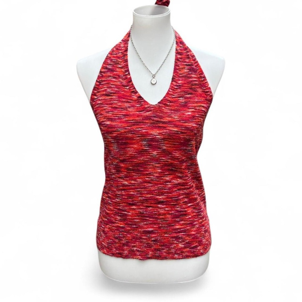 Knitted Loft Red Halter 🍒